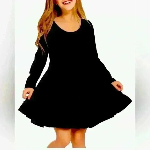 Arshiner Other - Arshiner Girls Dress Long Sleeve A Line with Pocket size 130